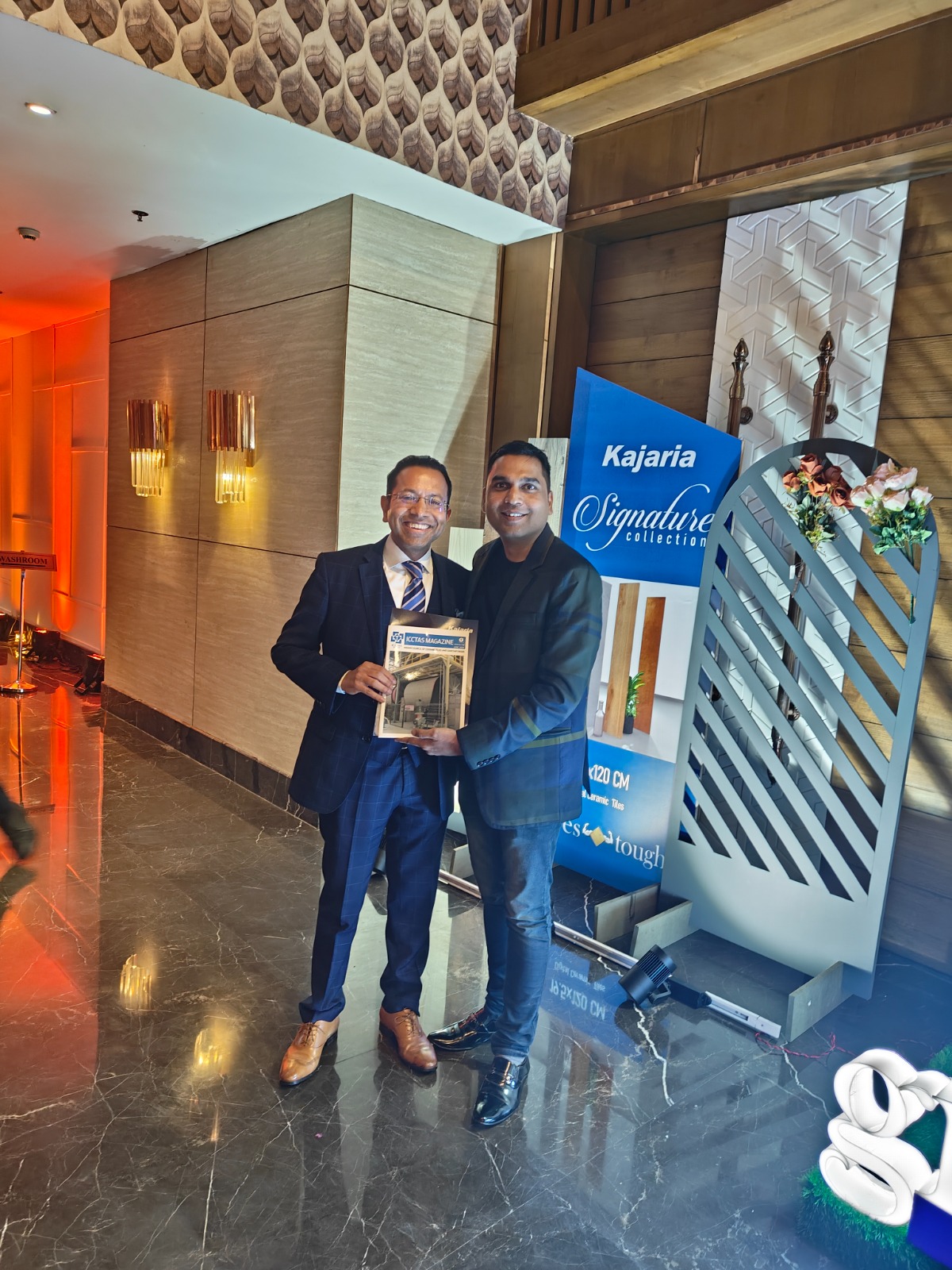 ICCTAS Magazine Spotlights Tile Trends 2023 by Dehradoon Marble House CEO