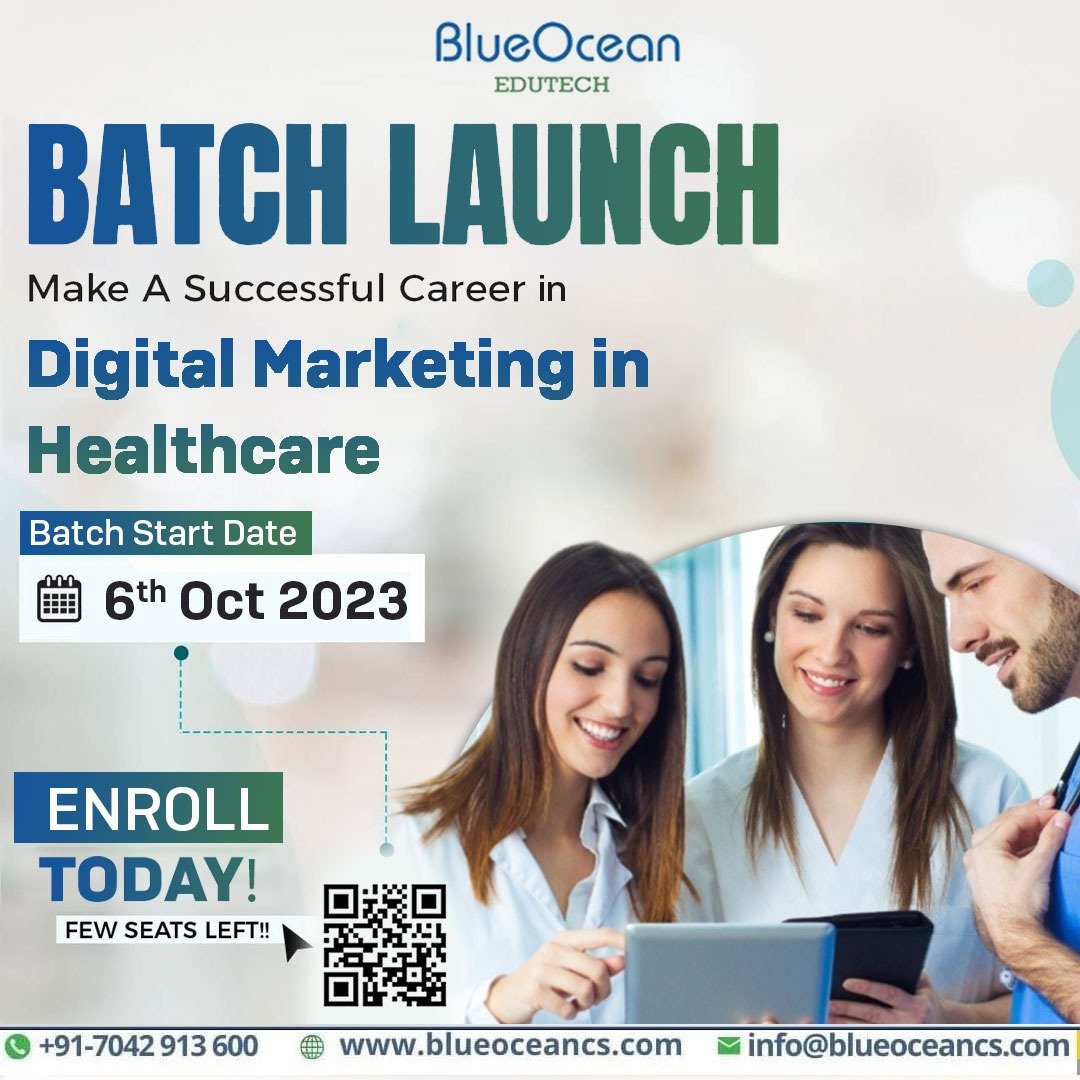 Blueocean Edutech launches certificate course in Healthcare Marketing for healthcare professionals