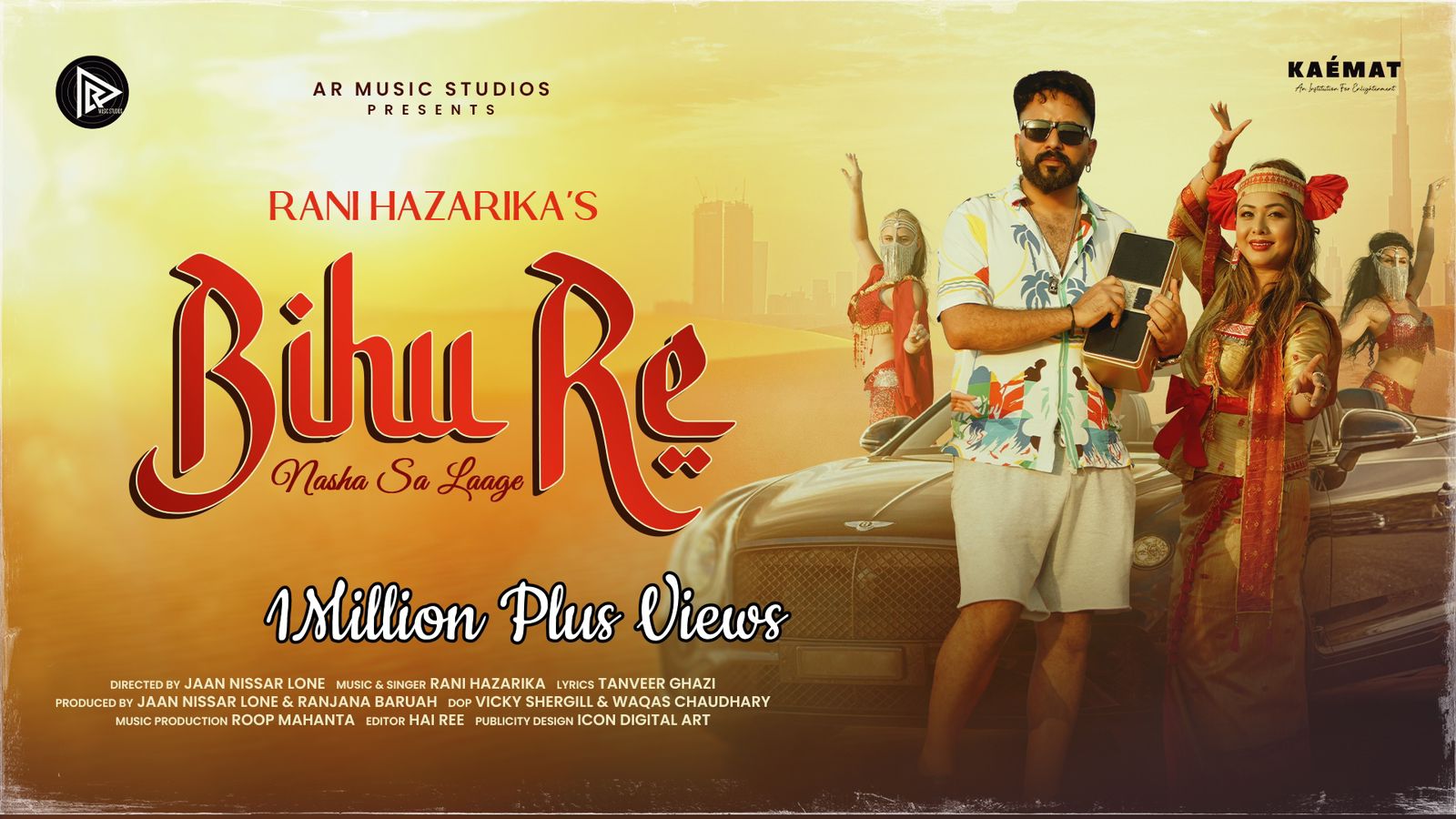 “Rani Hazarika’s Super Musical: ‘Bihu Re – Nasha Sa Laage’ Hits One Million Views in a Day, Powered by ARMS RECORD LABEL”!