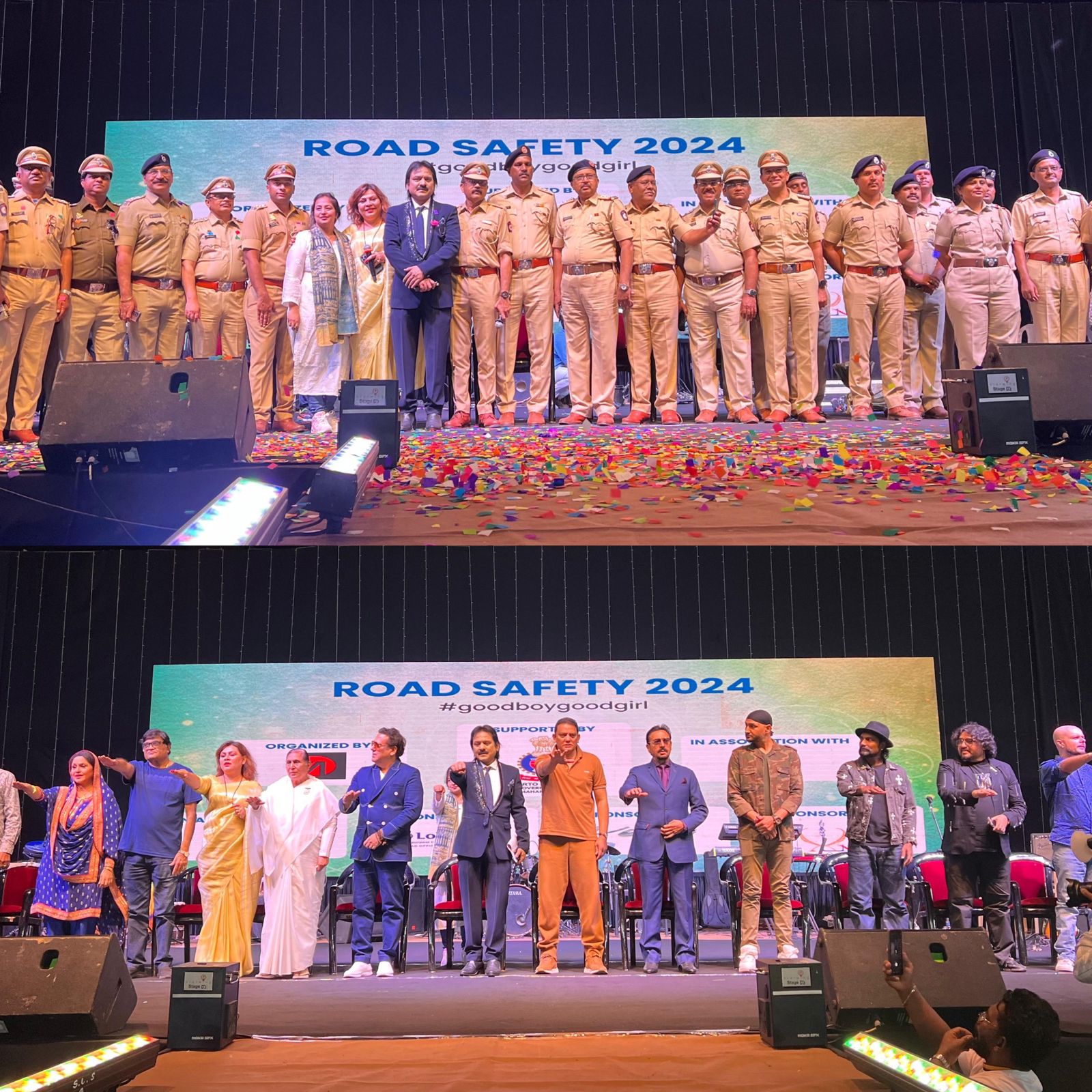 Ravi Gaikwad,RTO THANE ,DM FOUNDATION,BRAMHAKUMARIS work towards campaign of Road Safety.