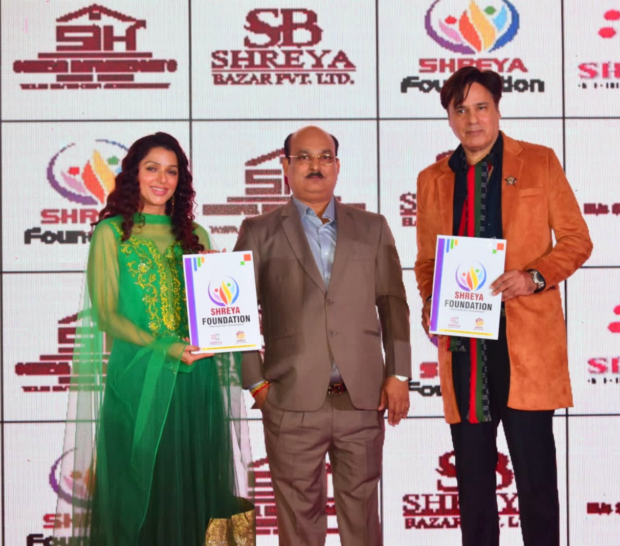 Rahul Roy, Bhumika Chawla launched the music album of Shreya Entertainment and Productions