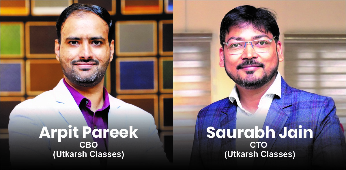 Utkarsh Classes promotes Arpit Pareek as CBO; and Saurabh Jain as CTO 