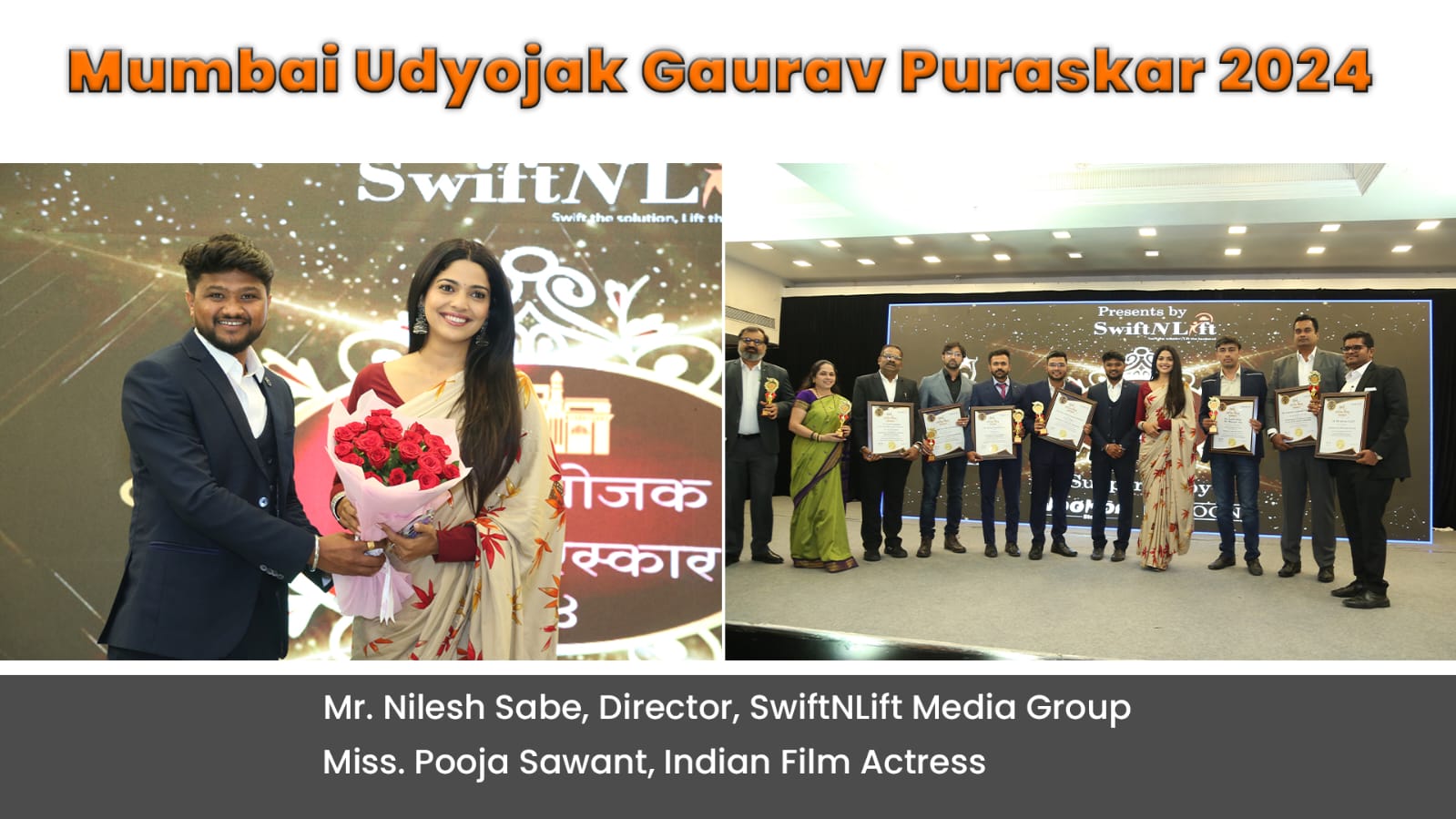 SwiftNLift Media Group Hosts Mumbai Udyojak Gaurav Purskar 2024 to Celebrate Business Excellence