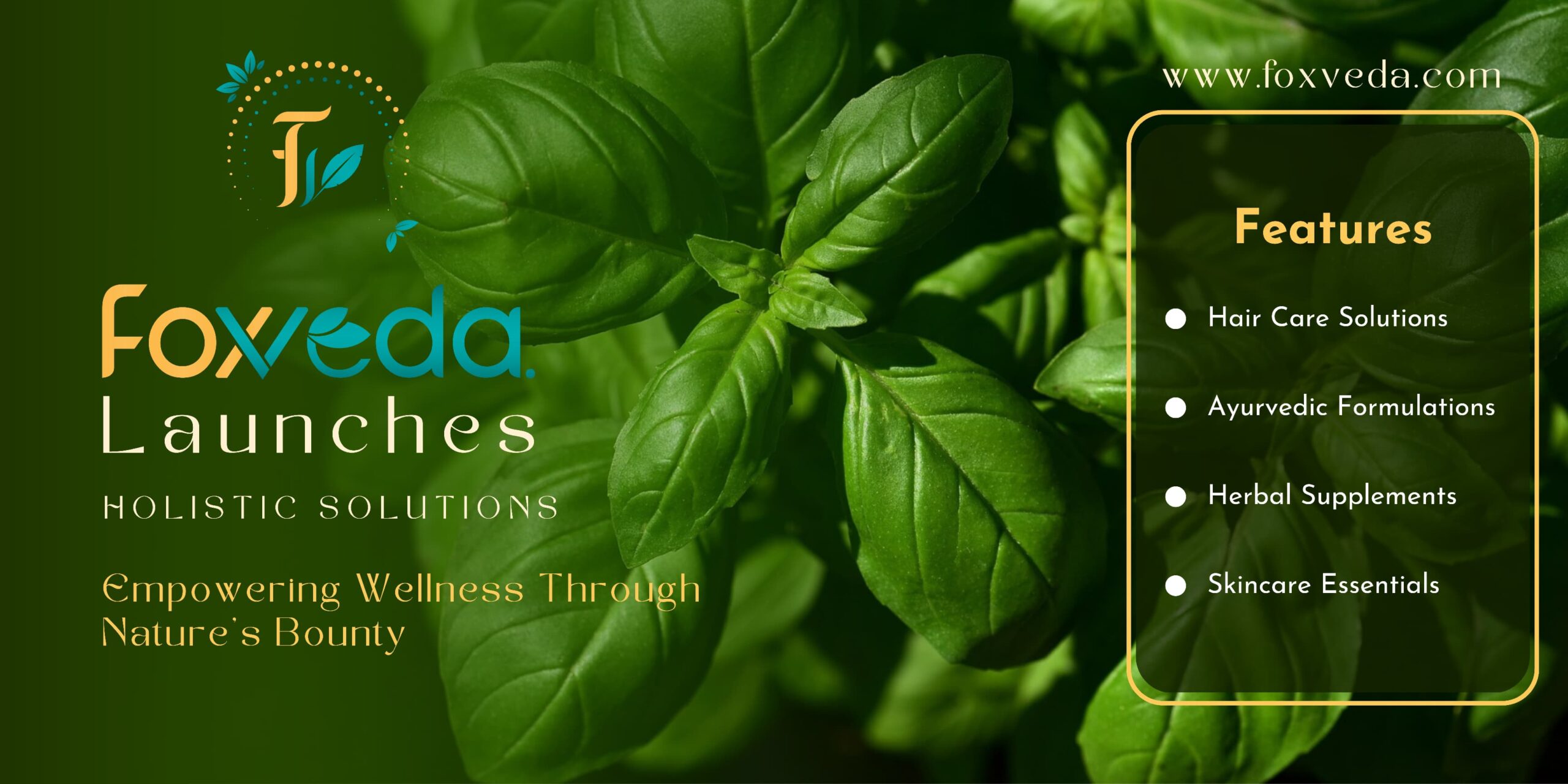 Foxveda Launches Holistic Solutions: Empowering Wellness Through Nature’s Bounty