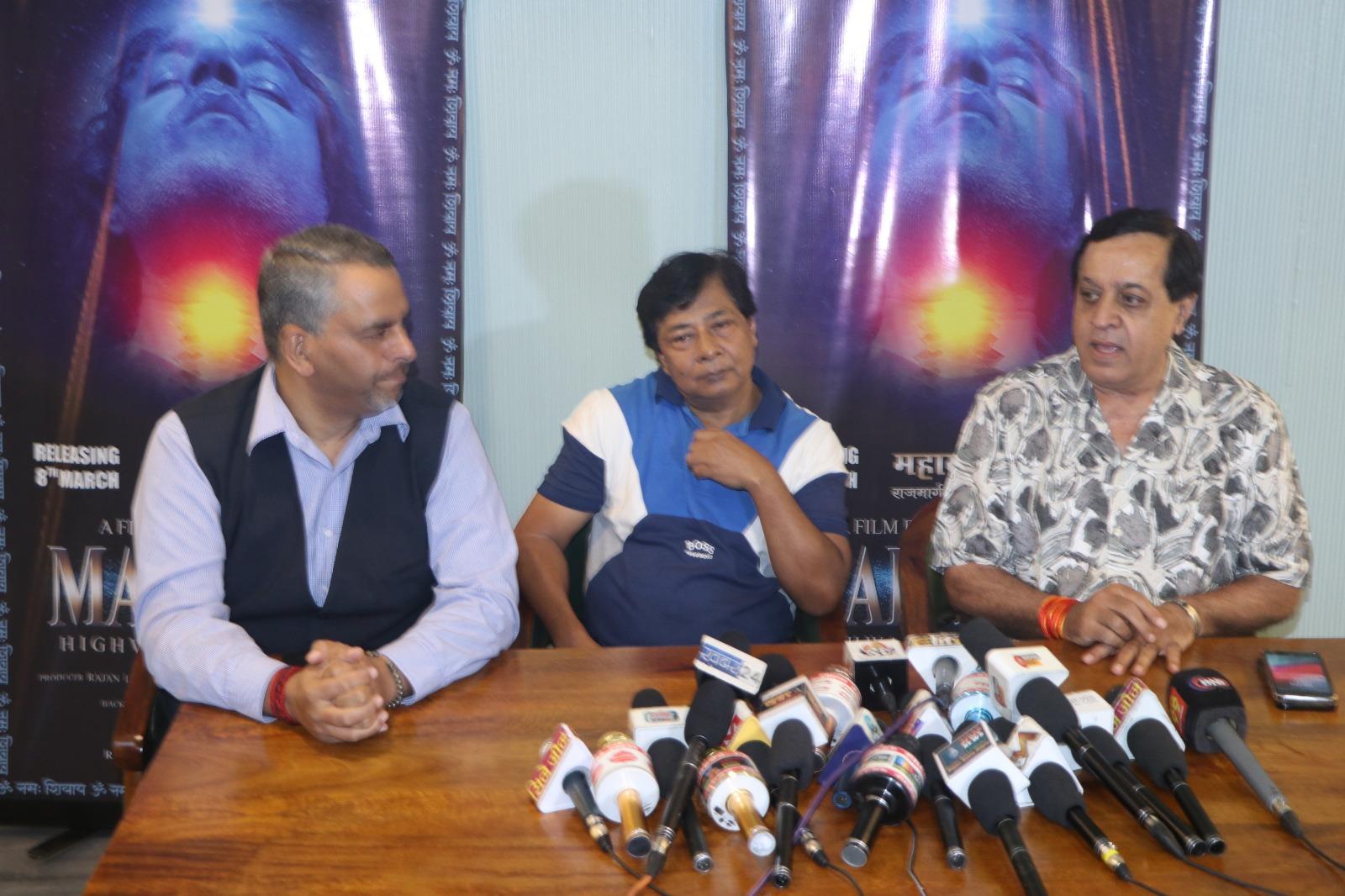  Press Conference held In Mumbai Of Film “MAHAYOGI Highway 1 to Oneness,” A Film By Rajan Luthra All India Distributor Rakesh Sabharwal of Prince movies.