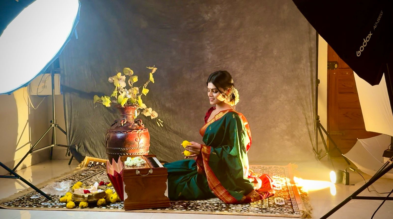 Archana Shines in Tradition: Kareem Studio’s Beautiful Photoshoot