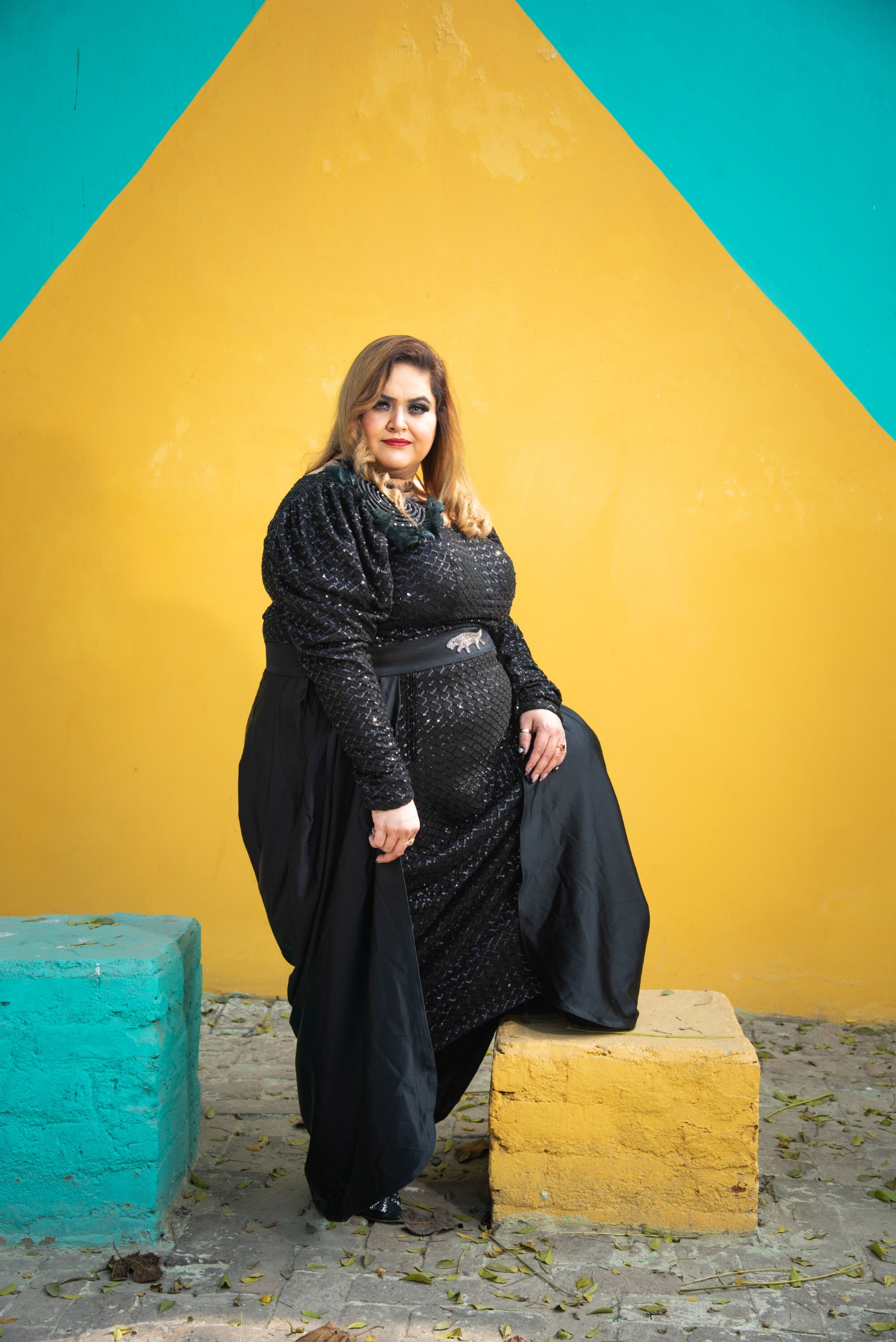 Nupur Maggo breaking the trend for plus size fashion by being the model for Empowering Plus and Shapely By Somwya