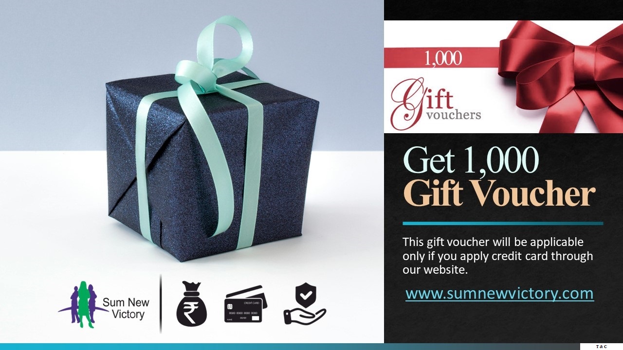 Sum New Victory Offer: Get 1,000 Gift Vouchers When You Apply for a Credit Card!