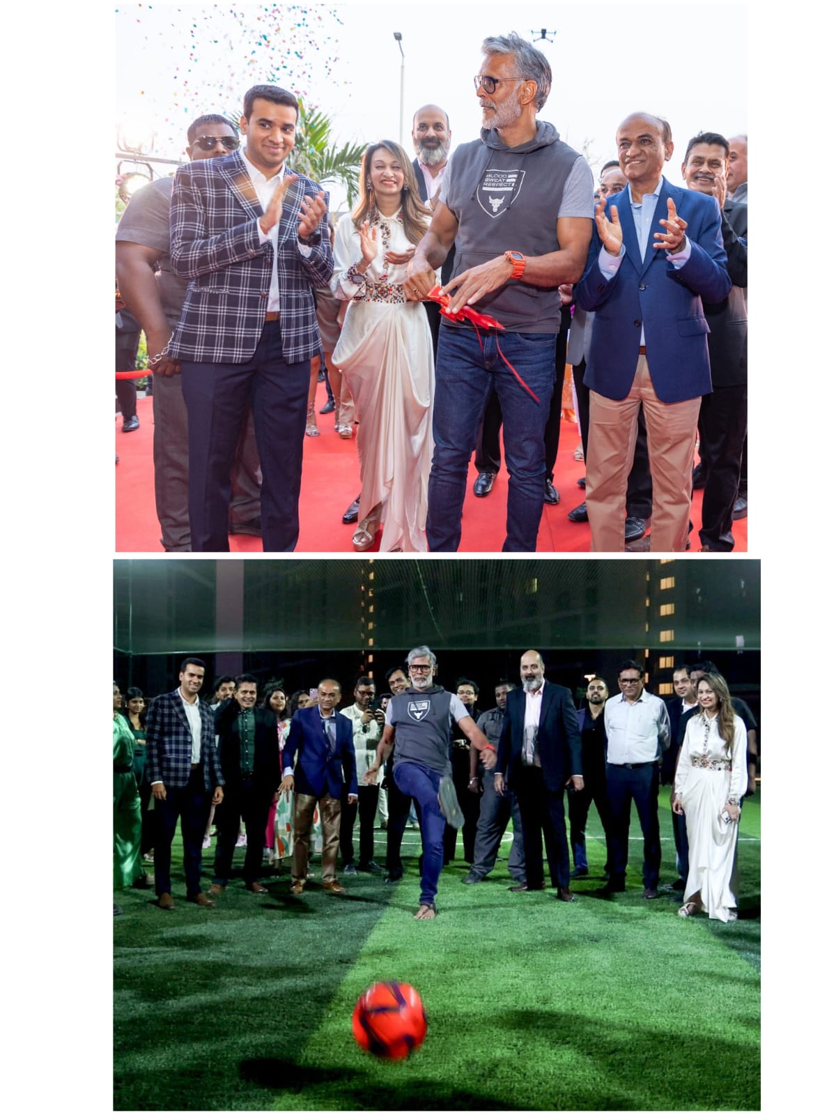 Dosti West County Celebrates Grand Clubhouse Inauguration with Milind Soman at Balkum, Thane (W)