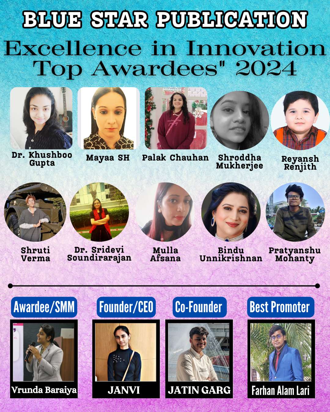 BLUE STAR PUBLICATION™ Celebrates the Fusion of Creativity at Excellence in Innovation Award 2024