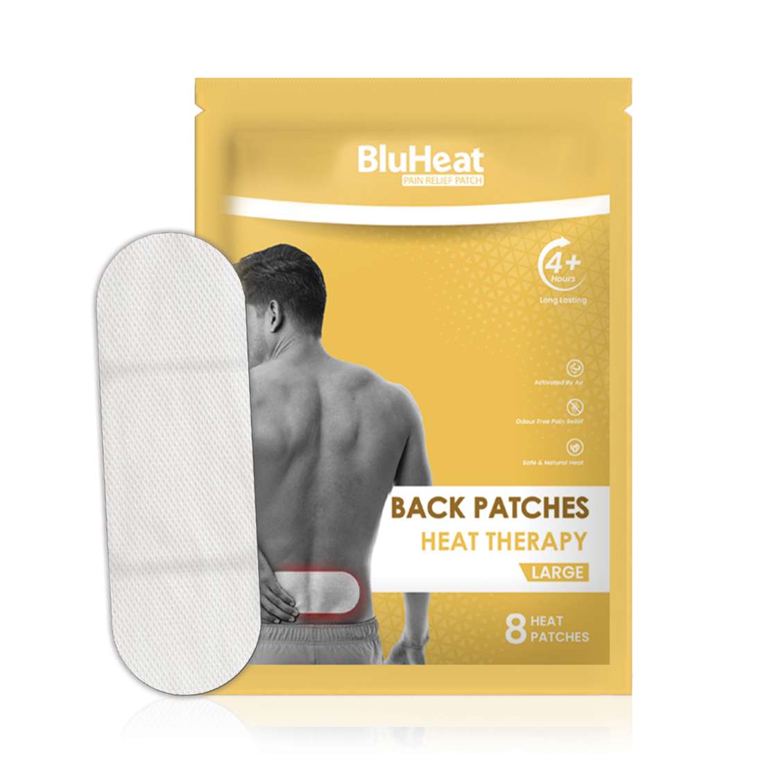 Nysh.in Introduces BluHeat Pain Relief Patches: Your Solution to Back Pain Woes!