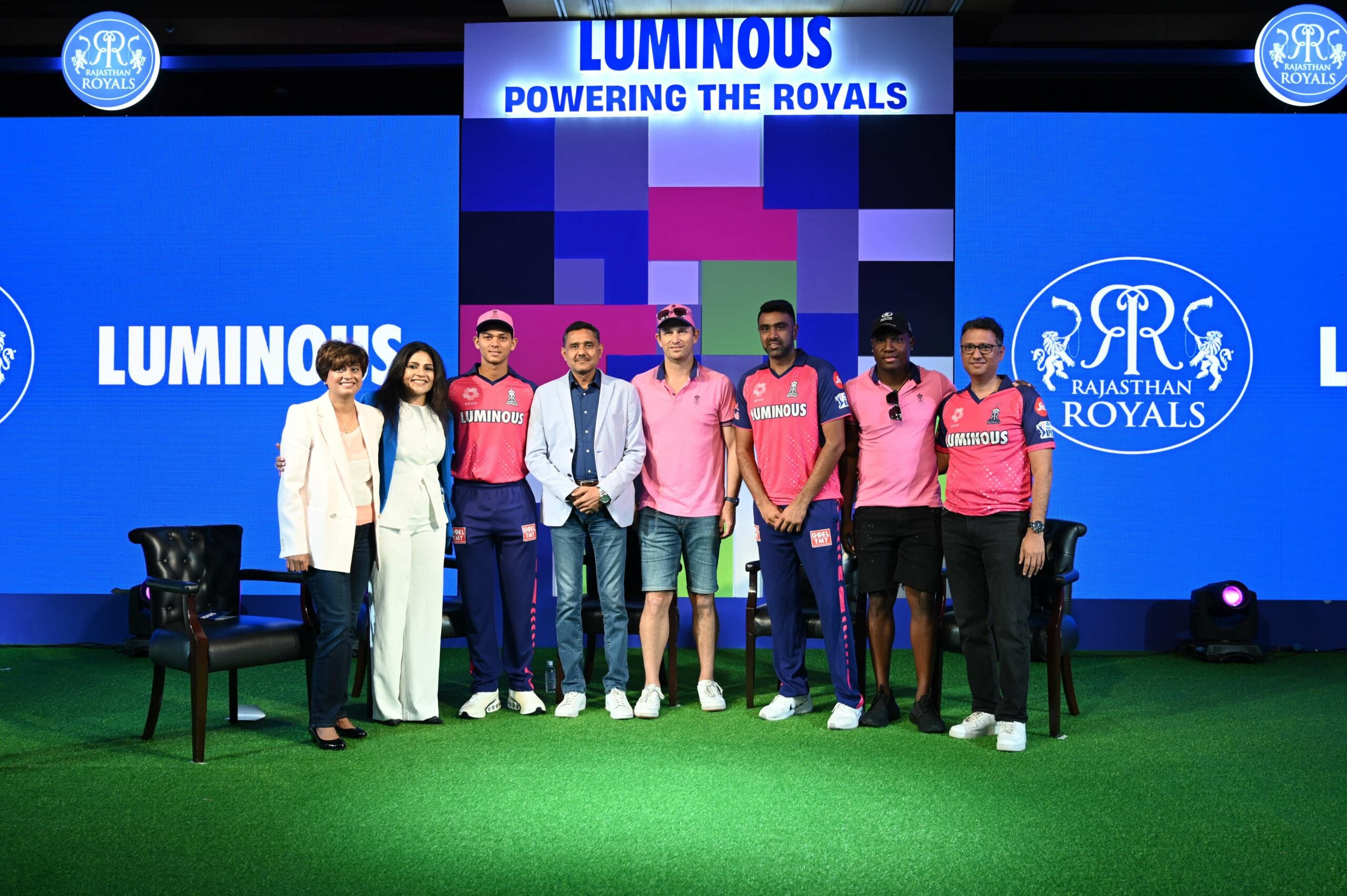 Luminous Power Technologies hosts a meet and greet with Rajasthan Royals’ players in Delhi