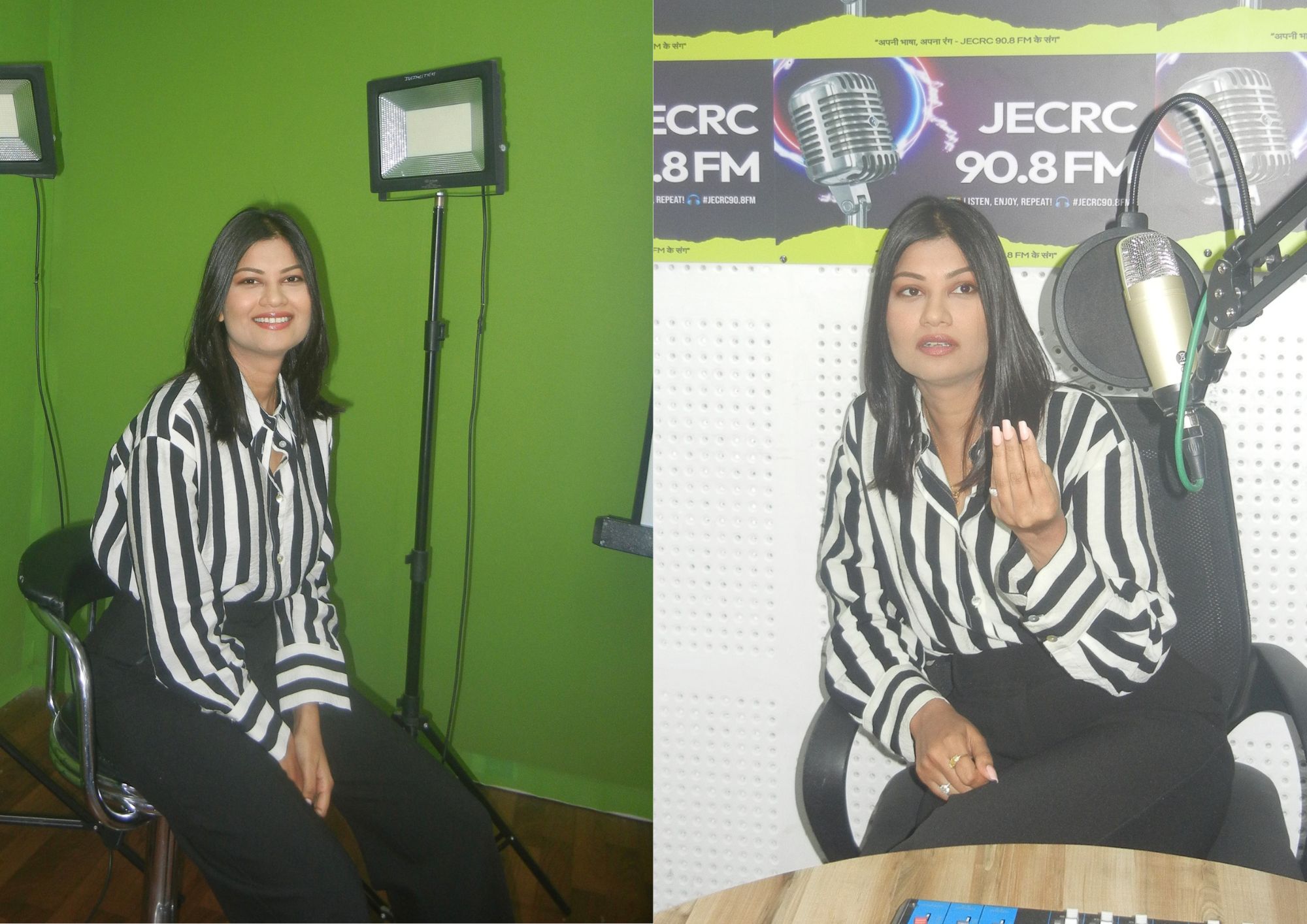 “Life is a Game, Play it Well” – Priti Rai’s Motivating Philosophy at JECRC 90.8 FM.