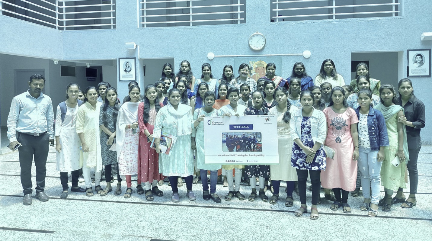 Cognizant Foundation Collaborates with Y4D to Empower Underprivileged Women in PCB Assembly Operator under its Tech4All Program in Pune and Bhubaneshwar.