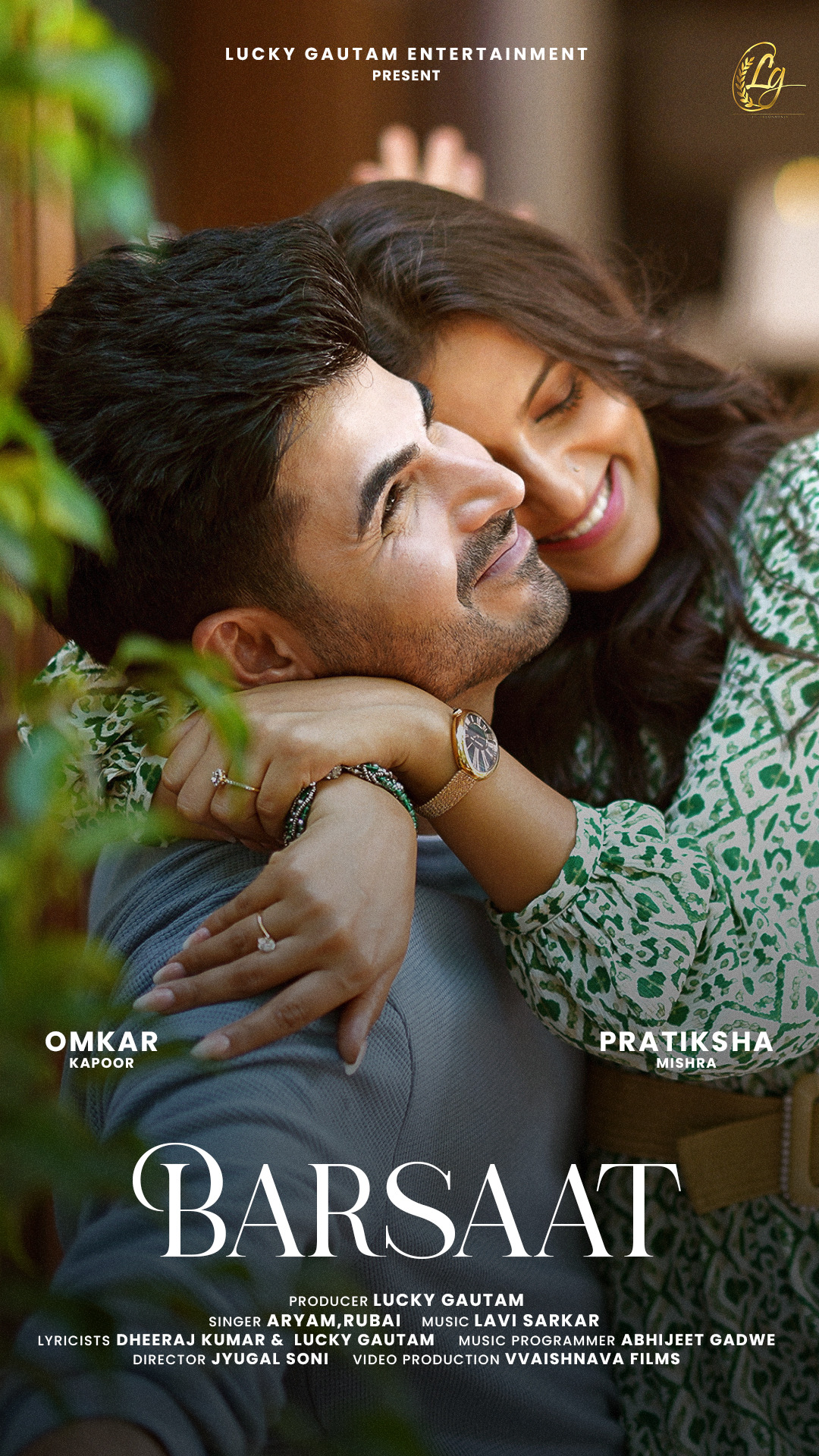 Producer Lucky Gautam’s romantic music video “Barsaat” starring Pratiksha Mishra and Omkar Kapoor becomes popular