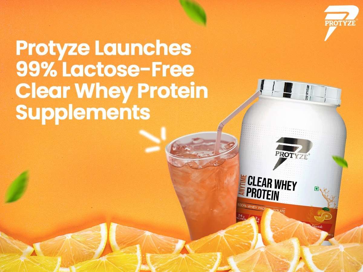 Protyze Launches 99 Percent Lactose-Free Clear Whey Protein Supplements 