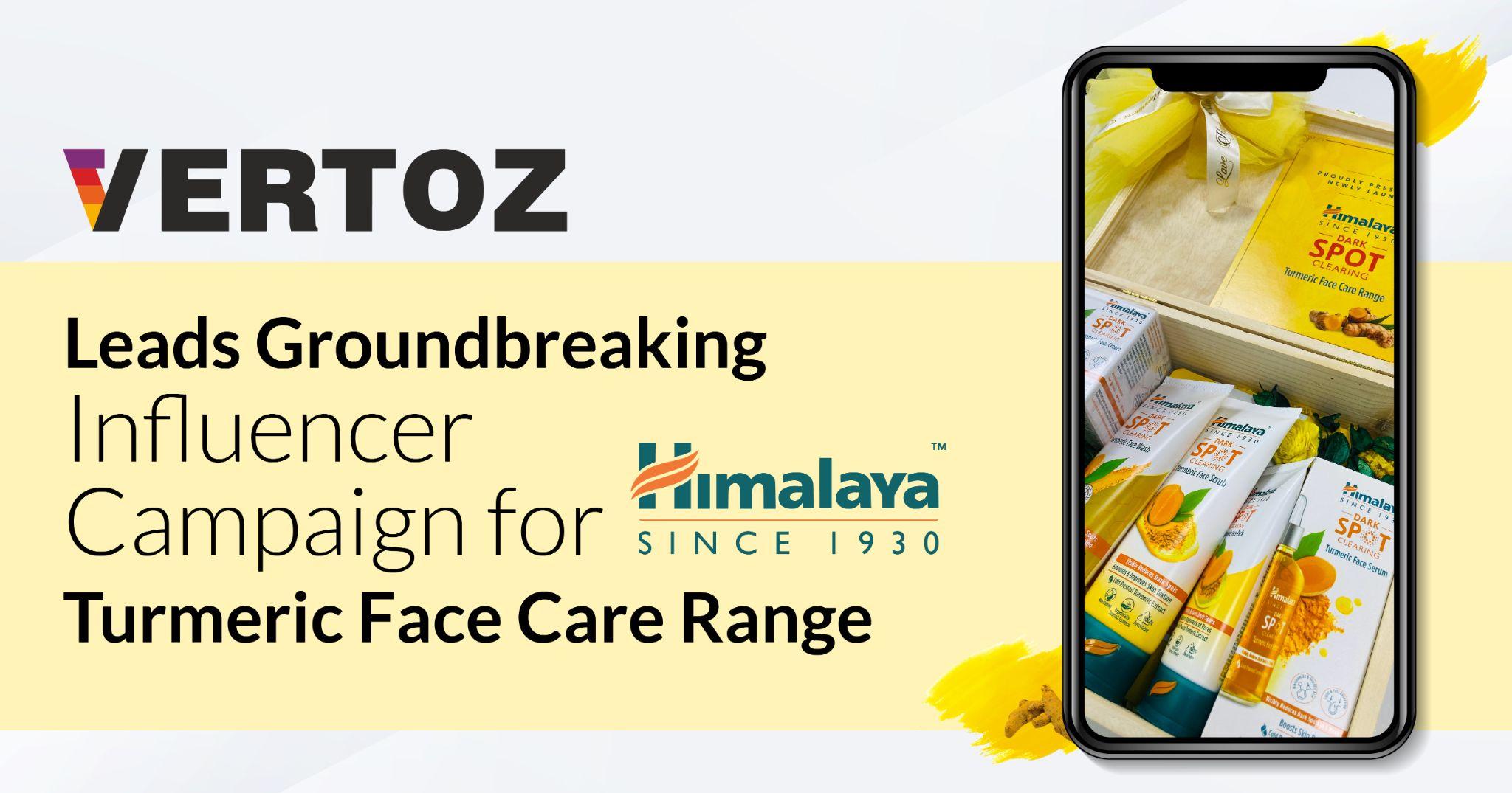 Vertoz Leads Groundbreaking Influencer Campaign for Himalaya’s Turmeric Face Care Range