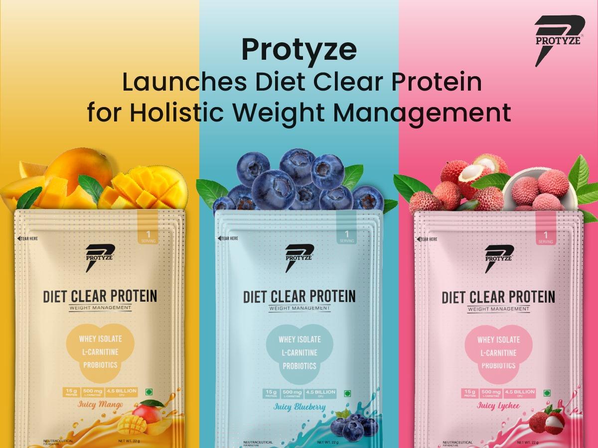 Protyze Launches Diet Clear Protein for Holistic Weight Management