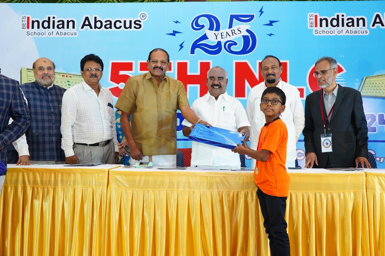 2,500 students participated in  5th National Abacas based Maths Olympiad 2024 contest