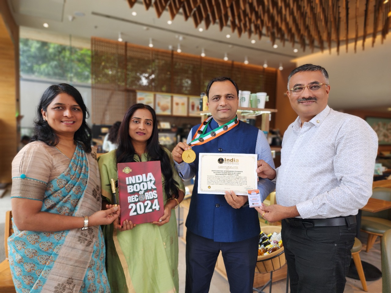 Rotary Club of Nagpur Ishanya Sets a New Record with “Gift of Health” Project
