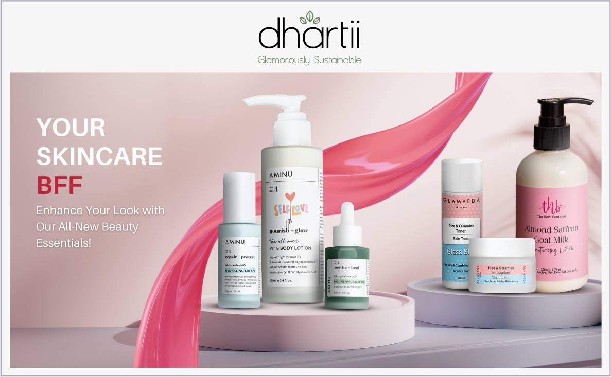 dhartii Launches New Beauty & Skincare Category to Promote Ethical and Sustainable Living