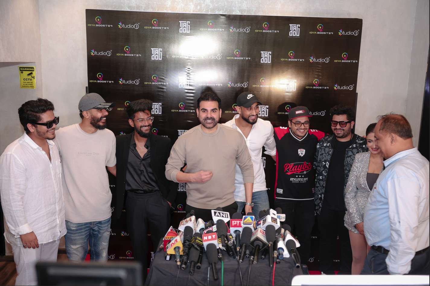 Arbaz Khan showers blessings in Idyaboosters music launch.