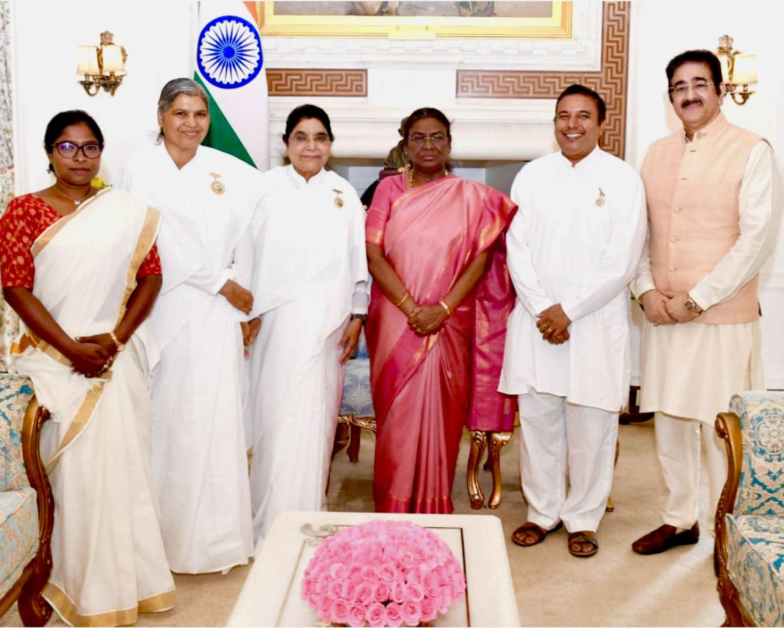 President Murmu Receives First Print of Biographical Film “Maha Mahim Didiji”