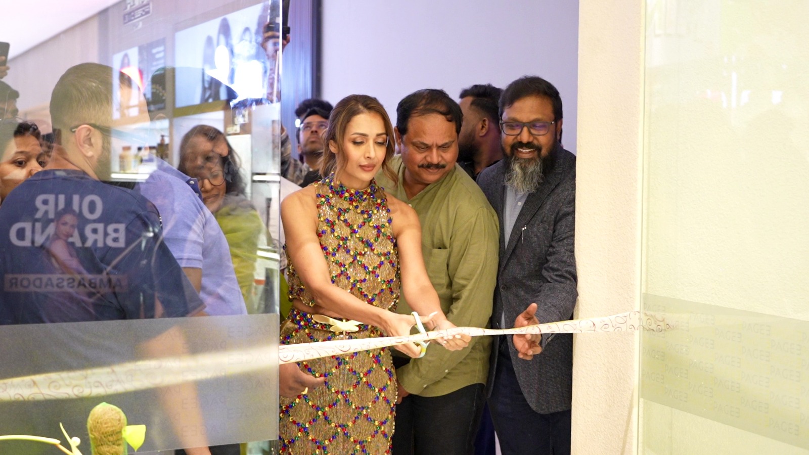 Malaika Arora opens Page3 Luxury Salon in Bengaluru 