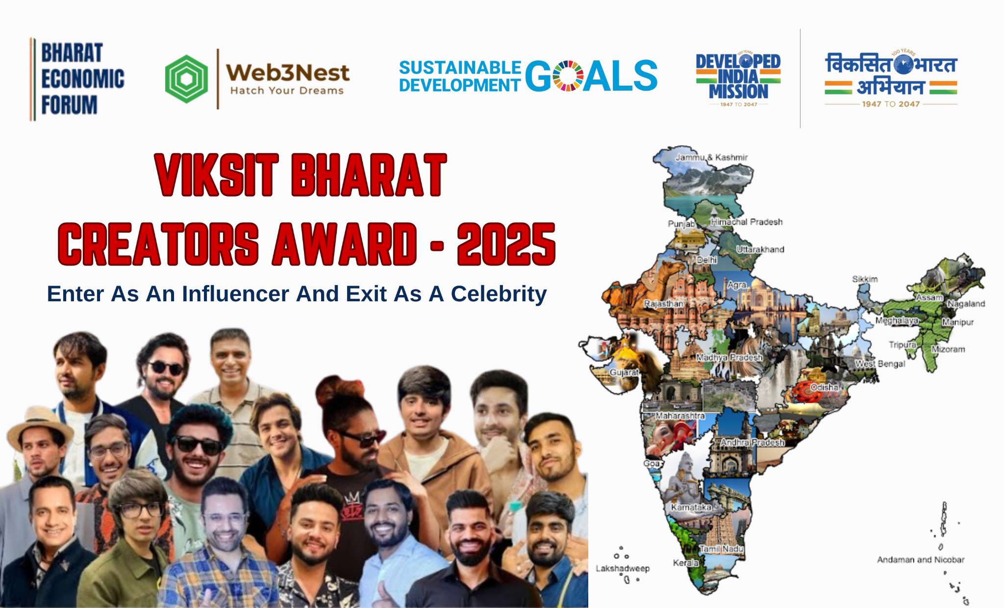 Viksit Bharat Creators Award 2025: Enter As An Influencer And Exit As A Celebrity