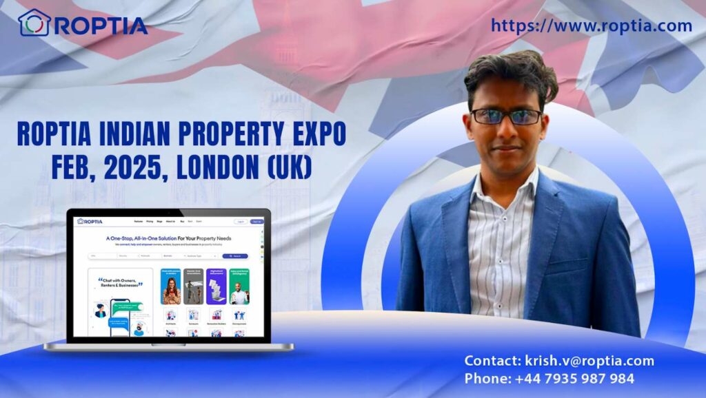 ROPTIA PropTech Platform, All-In-One Property Ecosystem, London Property Expo 2025, NRI Property Investments, PropTech Innovation 2024 and CREDAI 25th Foundation Day