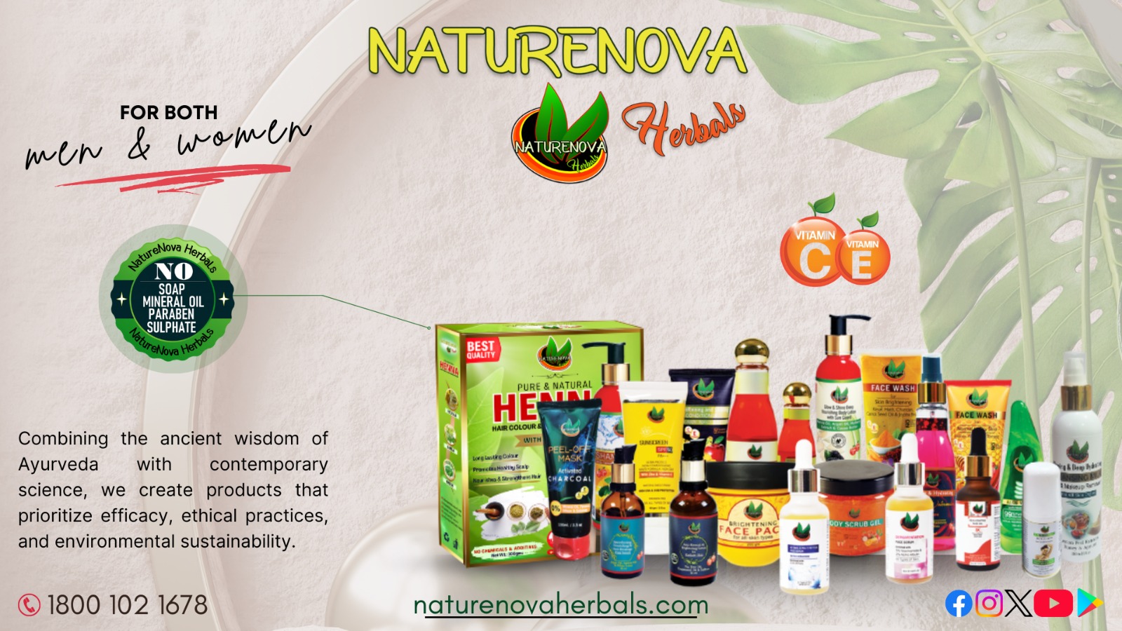 NatureNova Herbals: Redefining Personal Care with the Power of Ayurveda and Modern Science