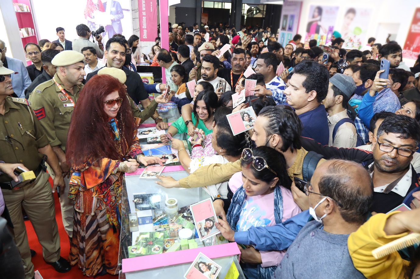 Shahnaz Husain Hysteria Grips India International Trade Fair (IITF) 2024.