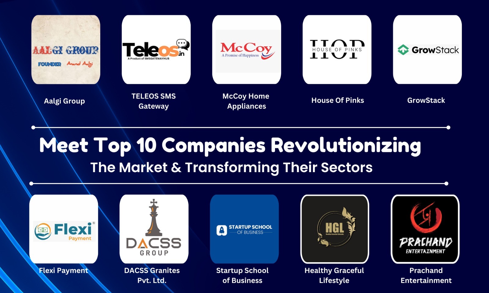 Meet Top 10 Companies Revolutionizing the Market & Transforming Their Sectors