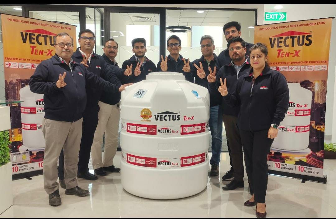 Vectus Unveils Most Advanced 10-Layer Water Storage Tank – Setting New Standards for Strength, Safety, and Longevity