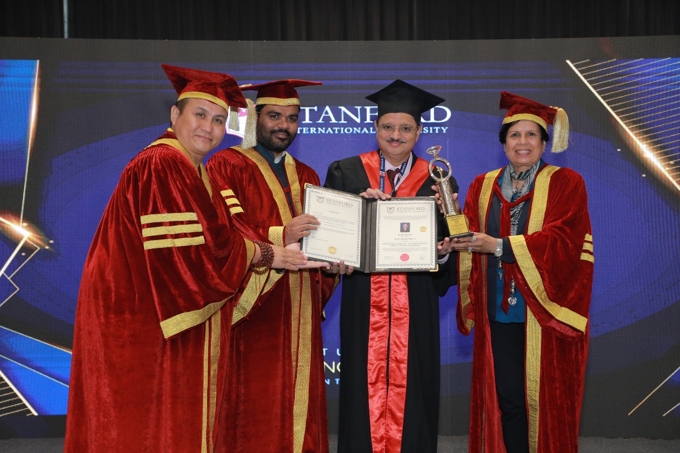 Sanjay Tandon Awarded International Doctorate for Global Leadership in Music Rights Advocacy