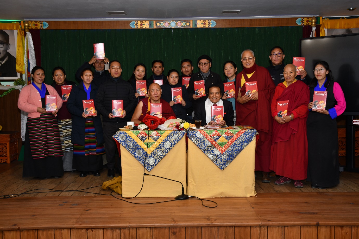 Dr. Dinesh Shahra Launches Dalai Lama’s Secret to Happiness at the Esteemed Library of Tibetan Works & Archives