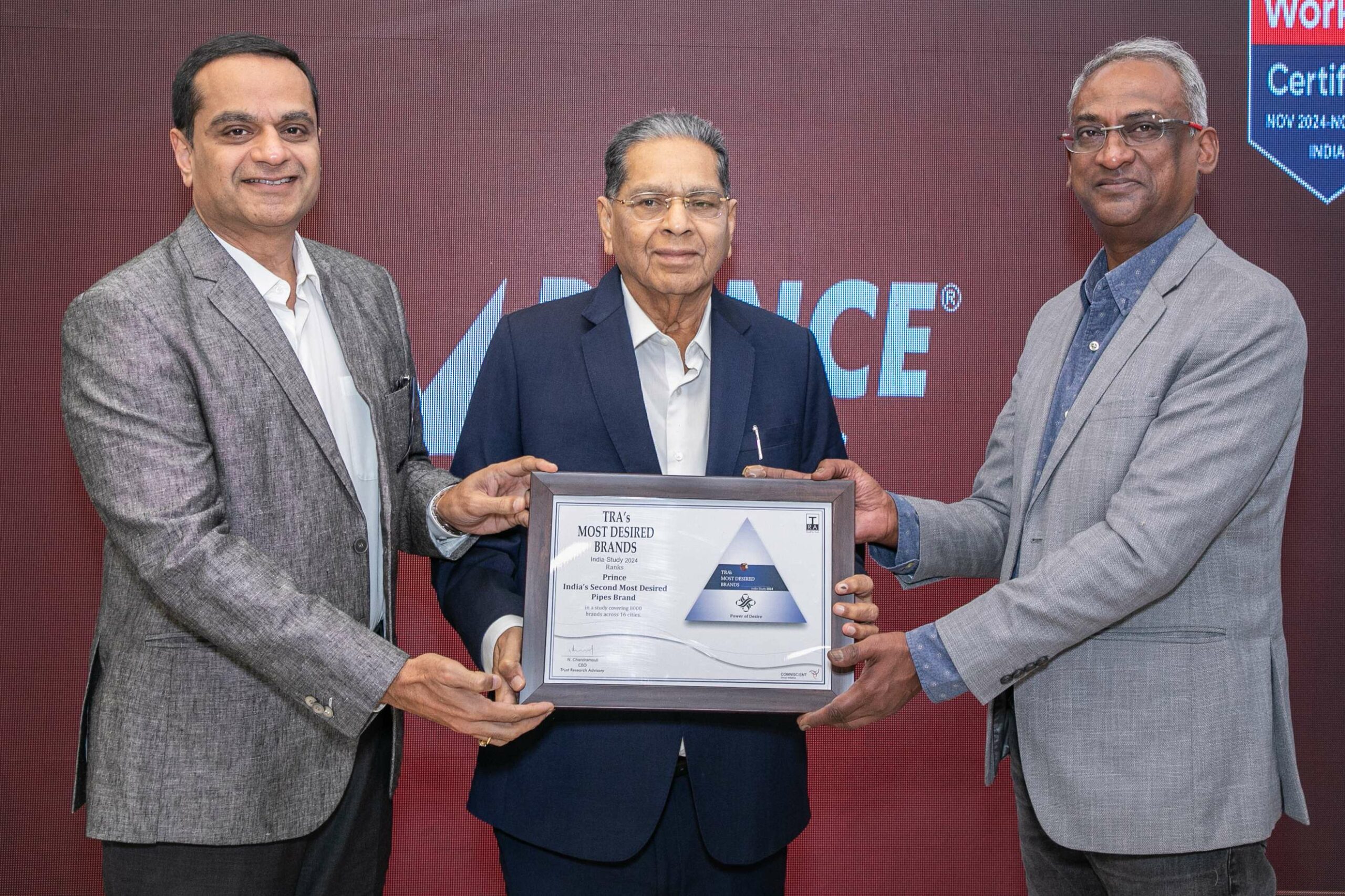 Prince Pipes Is Among The Top 2 Most Desired Brands – Pipes Category, 2024