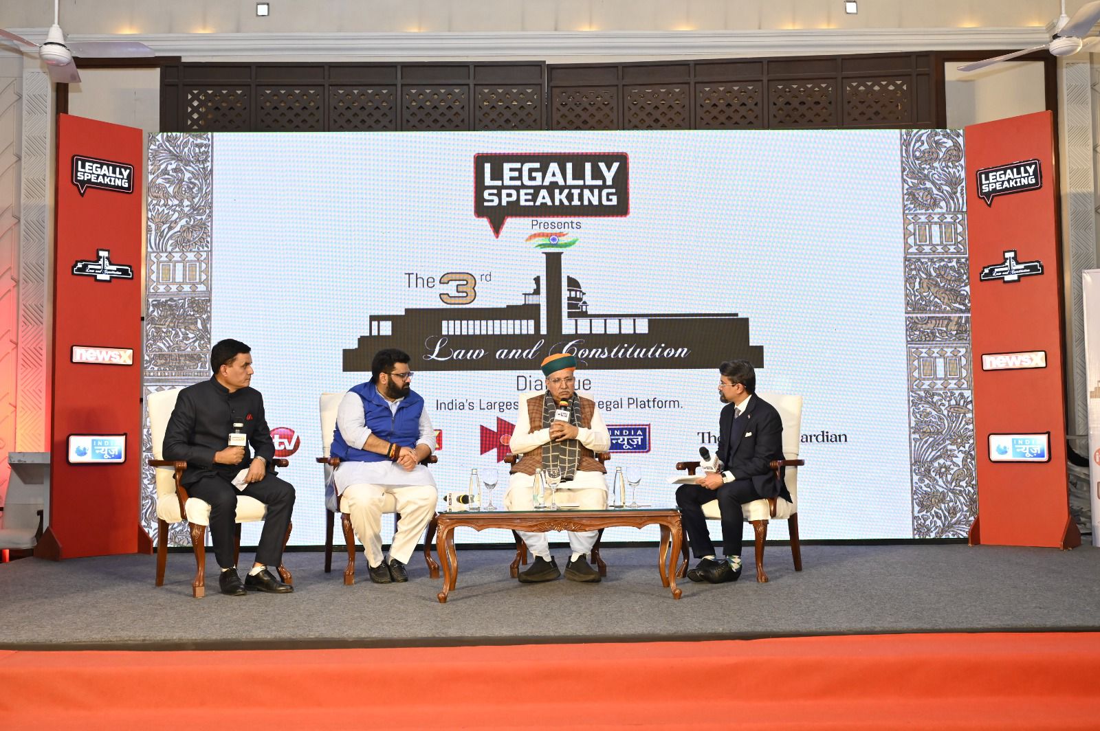 Amid Parliament’s Debate on Constitution, NewsX and Legally Speaking Organize Third Law & Constitutional Dialogue