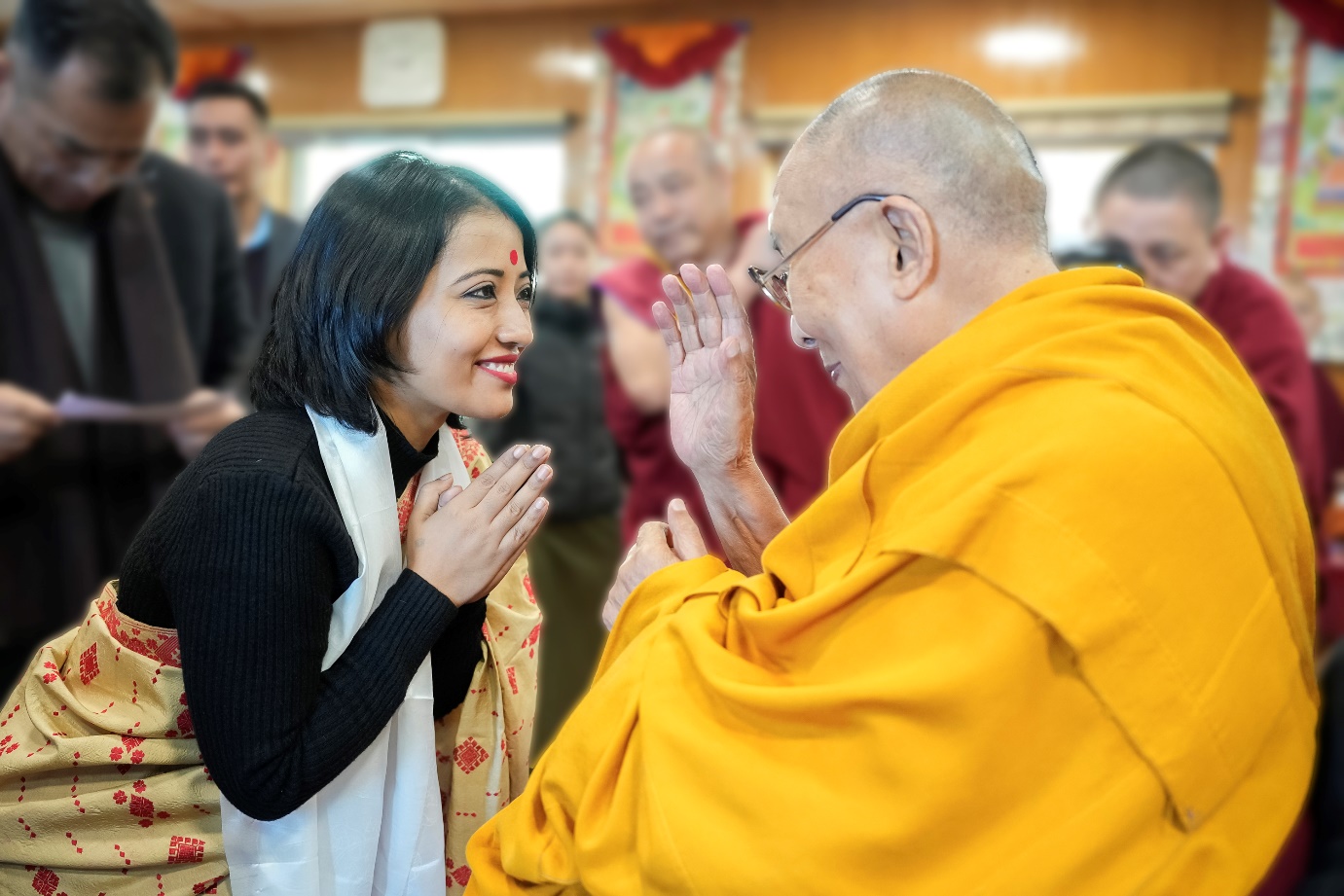 “Let the Sound Guide Your Life”: Dalai Lama’s Words Inspire Music Therapist Anubhuti Goswami