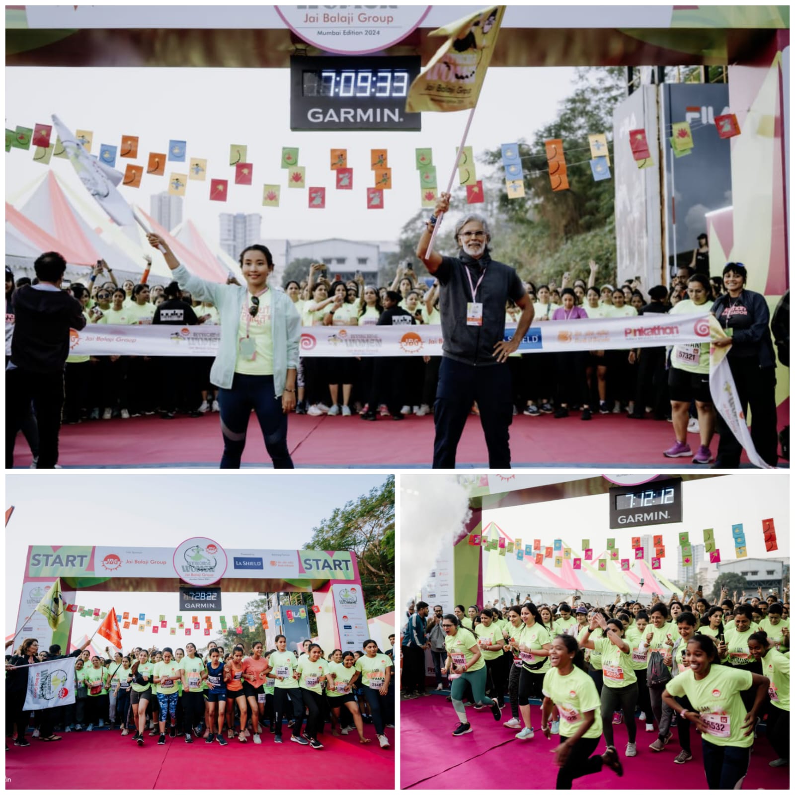 JBG Invincible Women’s Run powered by La Shield & Banking Partner Bank of Baroda with Pinkathon concludes with over 4,800 participants