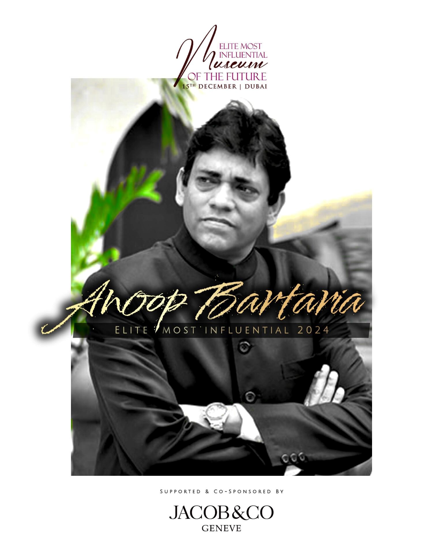 Anoop Bartaria Honored at ELITE Most Influential Indians 2024