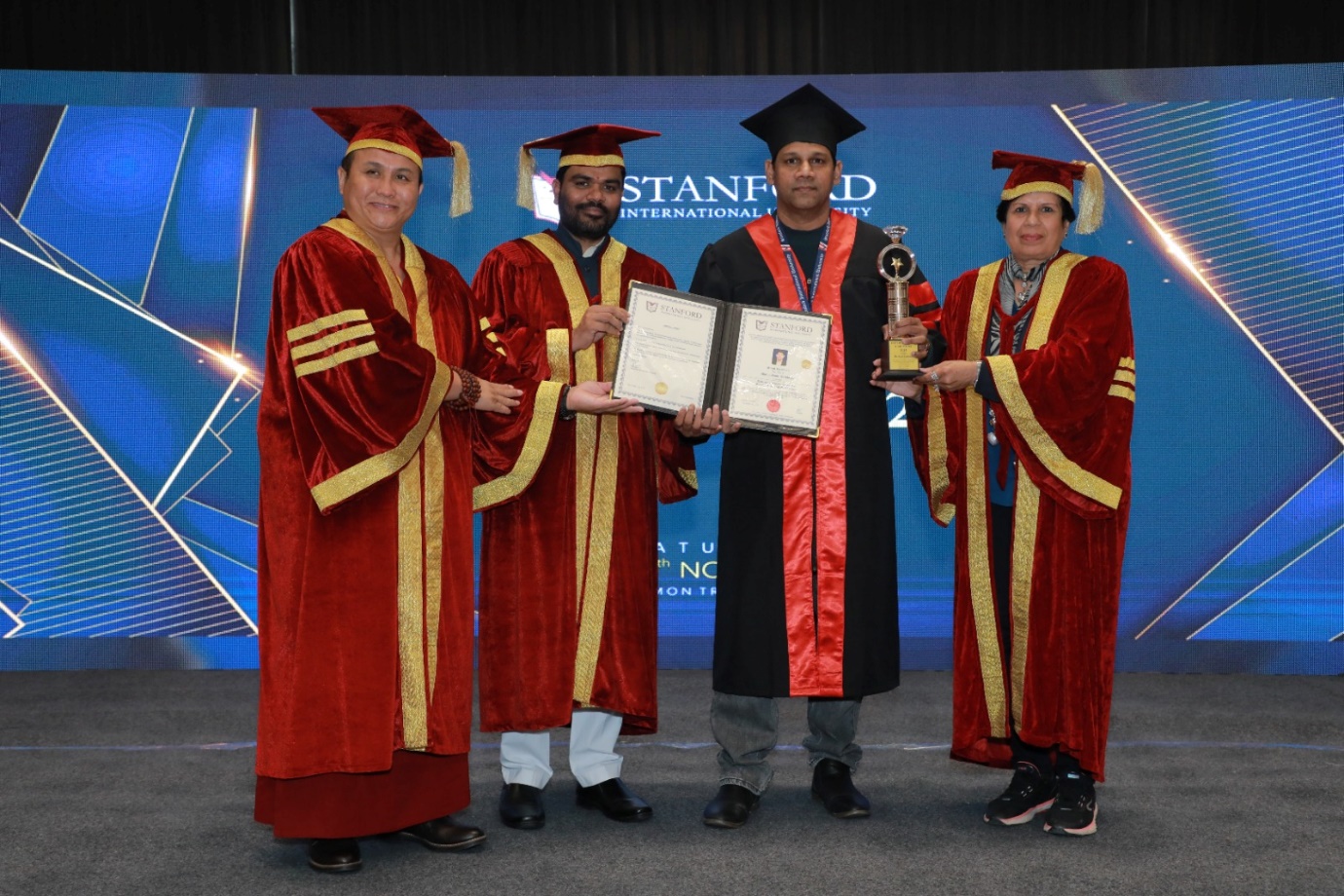 Global Business Leader Sunil Krishnan Receives Honorary Doctorate for Visionary Leadership