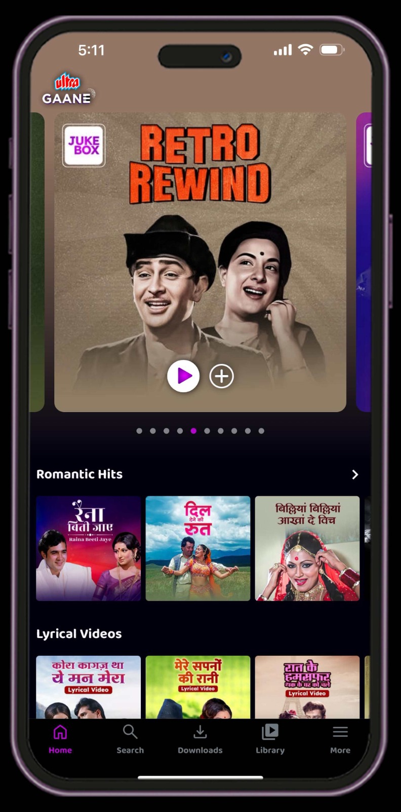 Ultra Gaane India’s First Homegrown Audio-Visual Streaming Platform Celebrates 80 Years of Bollywood Music on World Hindi Day