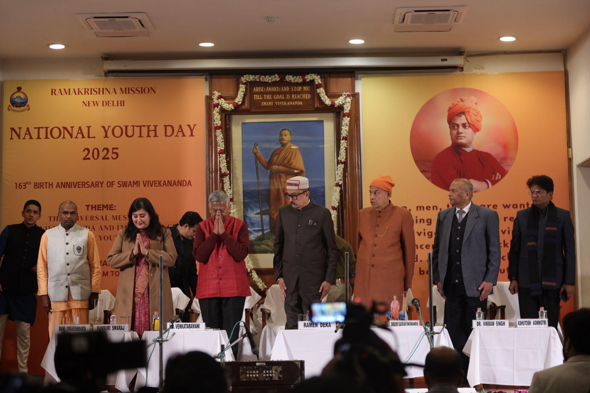Ramakrishna Mission, New Delhi celebrates Swami Vivekananda’s 163rd Birth Anniversary with National Youth Day Festivities