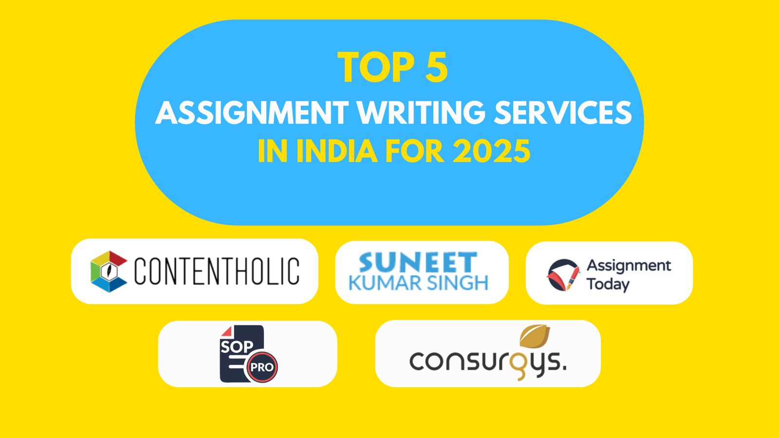 Top 5 Assignment Writing Services in India