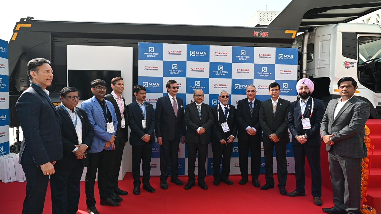 Novus Hi-Tech Launches Game-Changing DGMS-Compliant Safety Solutions on Eicher’s Industry-Leading Mining Trucks at Bharat Mobility Global Expo 2025