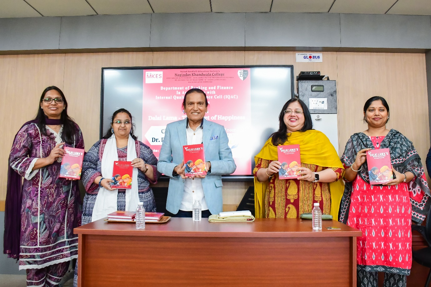 Motivation and Resilience Take Center Stage as Dr. Dinesh shahra Launches His Book on The Holiness Dalai Lama at NK College