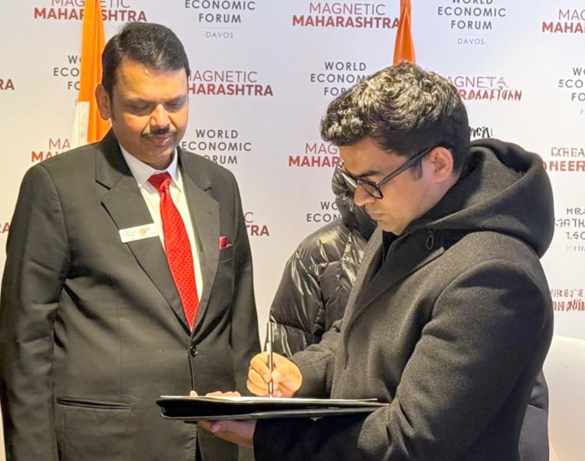 Maha Govt Signs MoU with Rural Enhancers for Rs 10,000 Crore Investment In World Economic Forum Summit in Davos, Switzerland