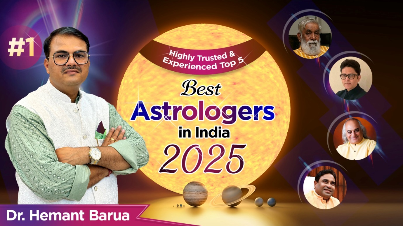 Highly Trusted Best 5 Astrologer in India 2025: Ft. Dr. Hemant Barua, K. N. Rao & Others
