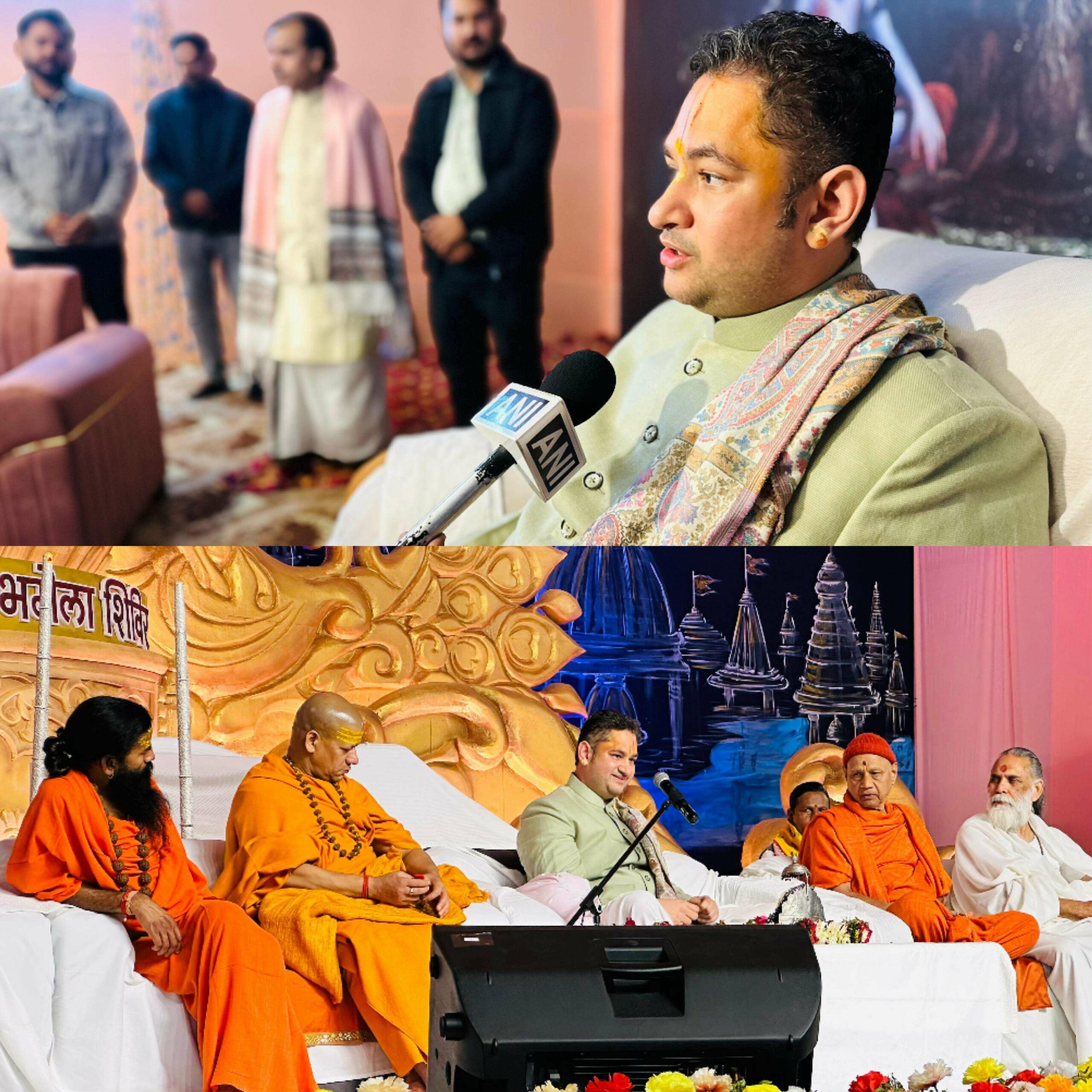 Renowned Vaishnava Leader and Spiritual Guru Shri Pundrik Goswami Ji Maharaj has arrived to Maha Kumbh 2025